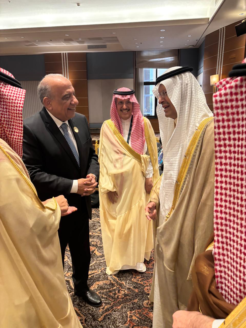وزير الكهرباء المصري مع نظيره السعودي