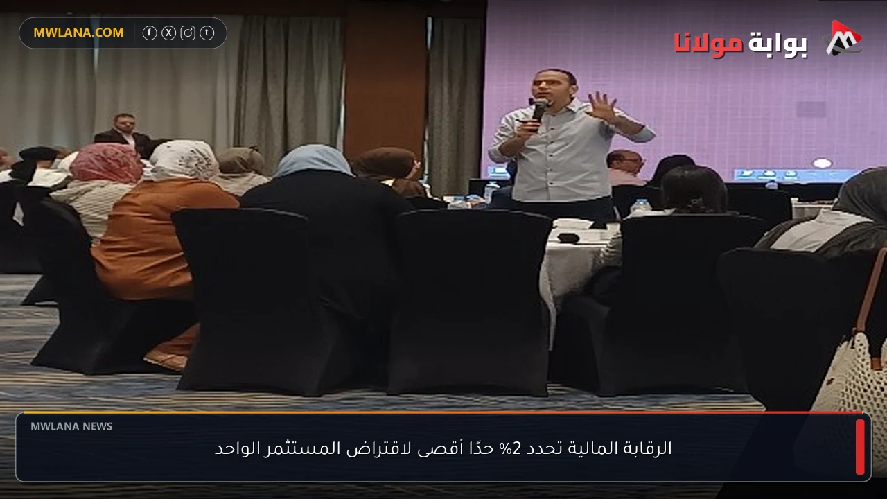 الرقابة المالية تحدد 2% حدًا أقصى لاقتراض المستثمر الواحد