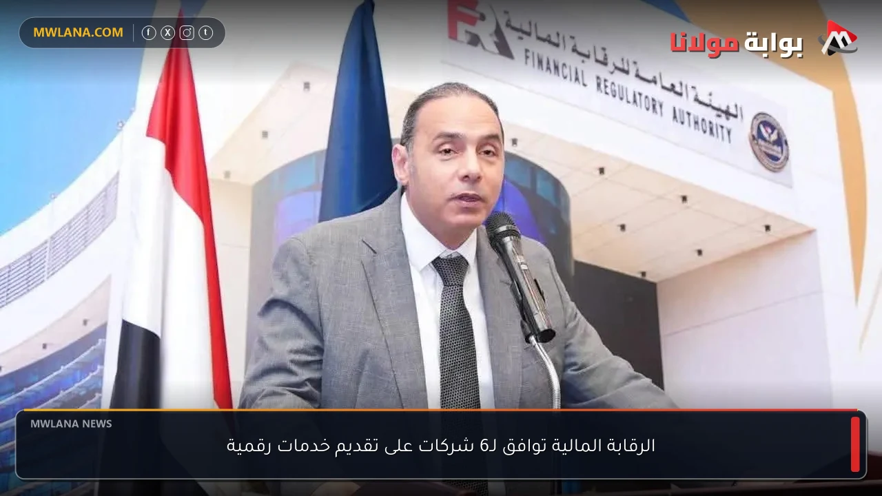 الرقابة المالية توافق لـ6 شركات على تقديم خدمات رقمية