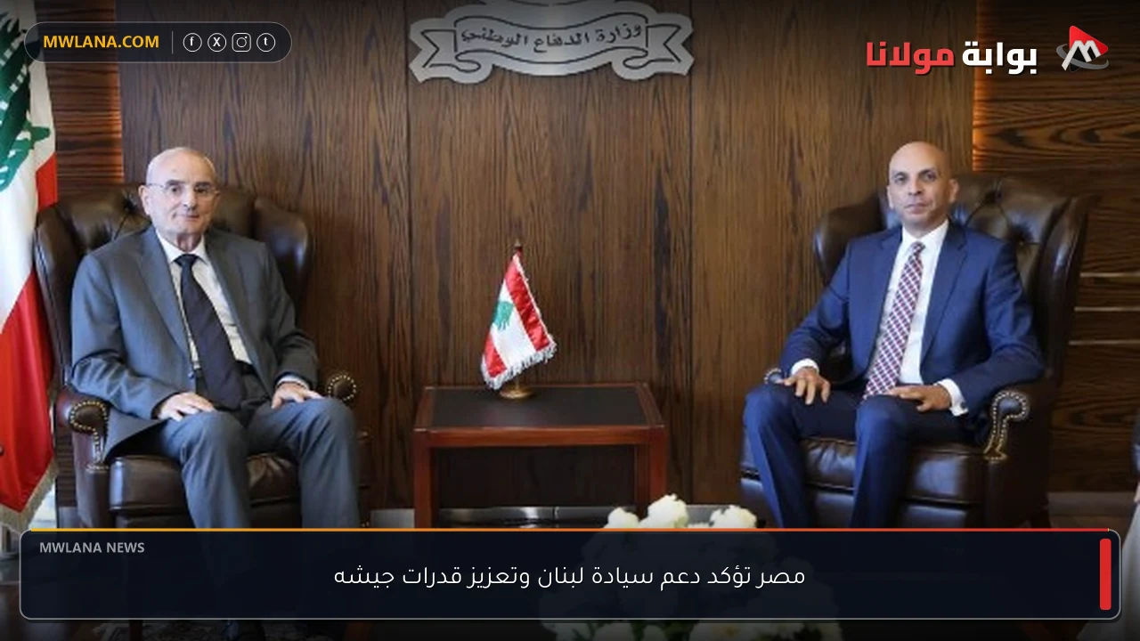 مصر تؤكد دعم سيادة لبنان وتعزيز قدرات جيشه