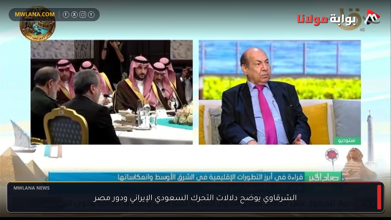الشرقاوي يوضح دلالات التحرك السعودي الإيراني ودور مصر