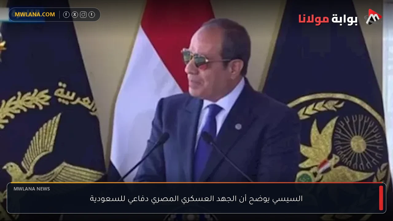 السيسي يوضح أن الجهد العسكري المصري دفاعي للسعودية
