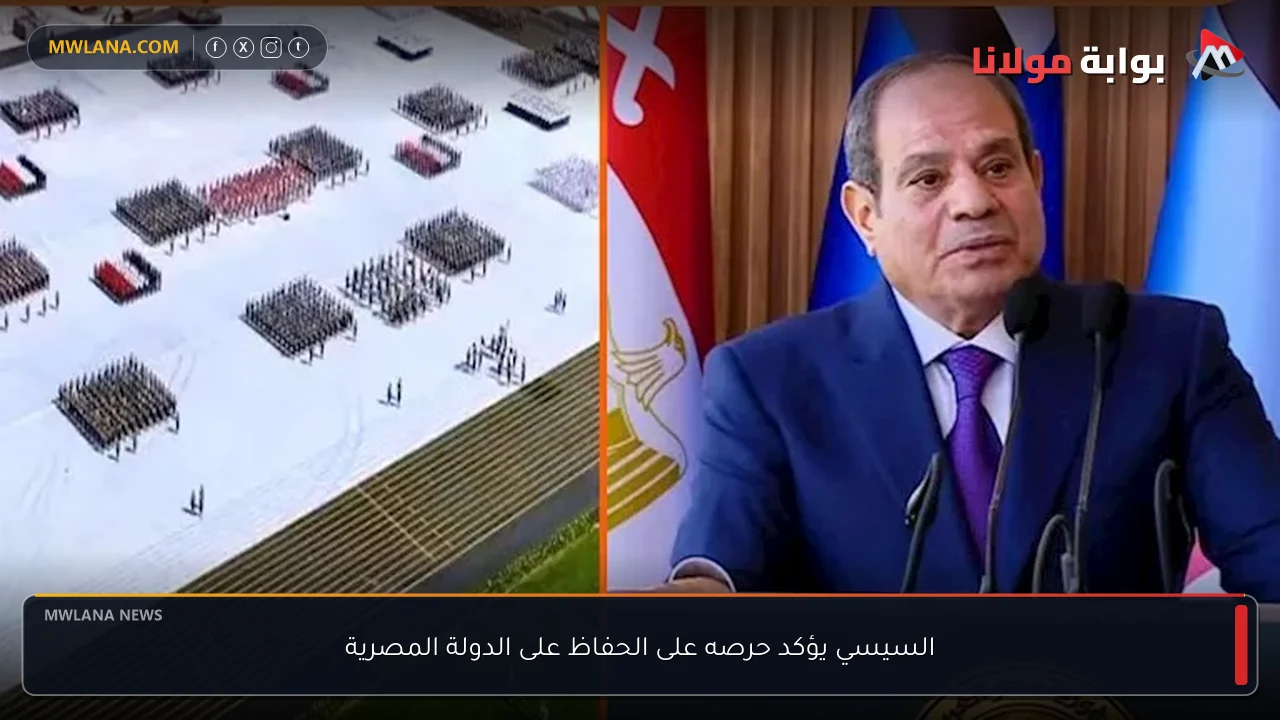 السيسي يؤكد حرصه على الحفاظ على الدولة المصرية