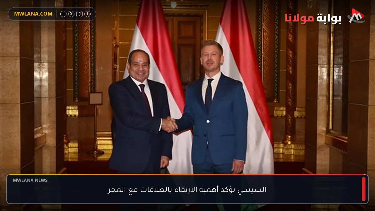 السيسي يؤكد أهمية الارتقاء بالعلاقات مع المجر