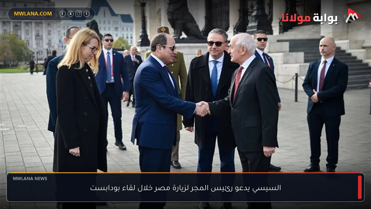 السيسي يدعو رئيس المجر لزيارة مصر خلال لقاء بودابست