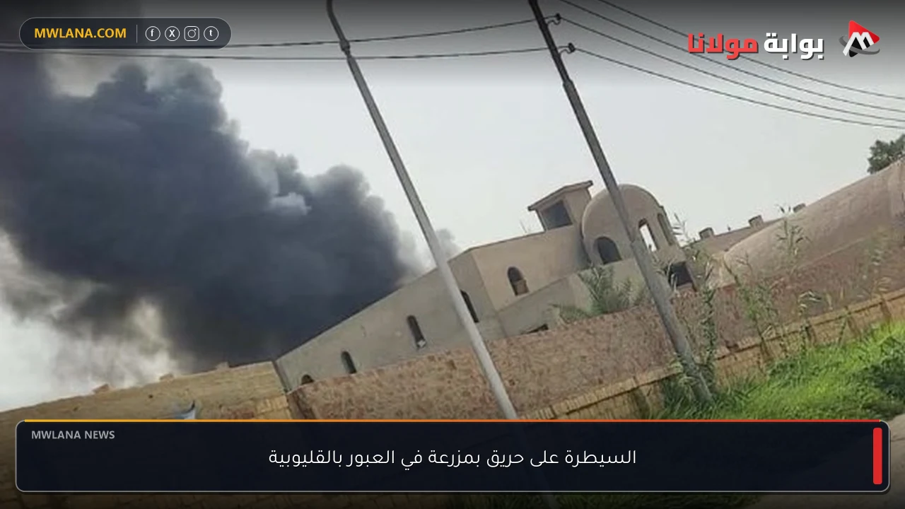 السيطرة على حريق بمزرعة في العبور بالقليوبية