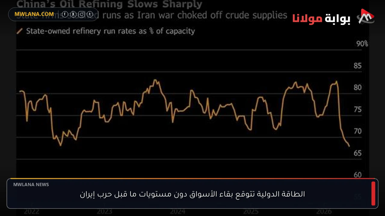 الطاقة الدولية تتوقع بقاء الأسواق دون مستويات ما قبل حرب إيران
