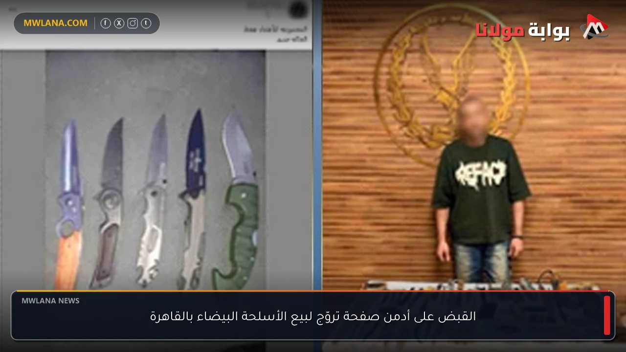 القبض على أدمن صفحة تروّج لبيع الأسلحة البيضاء بالقاهرة
