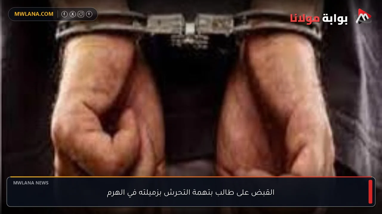 القبض على طالب بتهمة التحرش بزميلته في الهرم