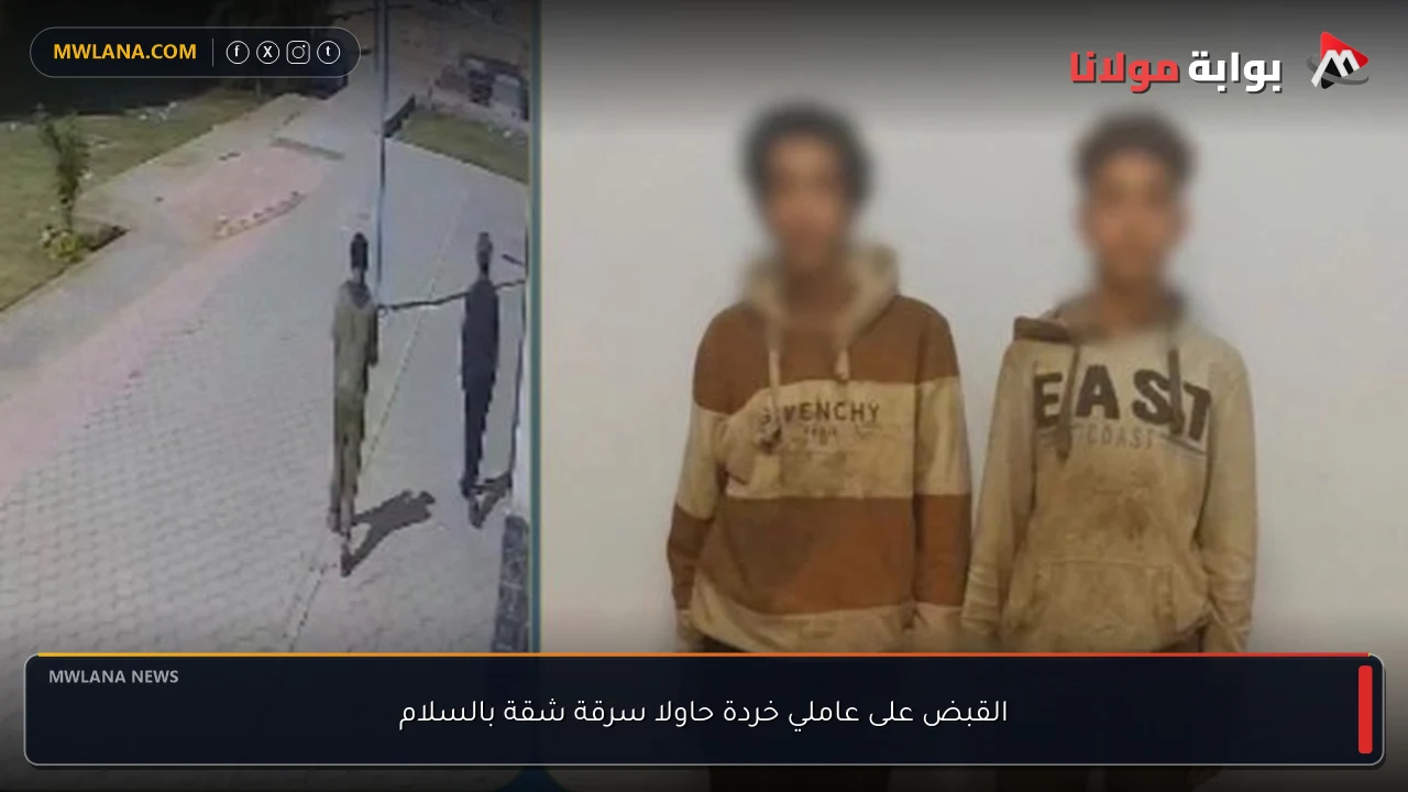 القبض على عاملي خردة حاولا سرقة شقة بالسلام