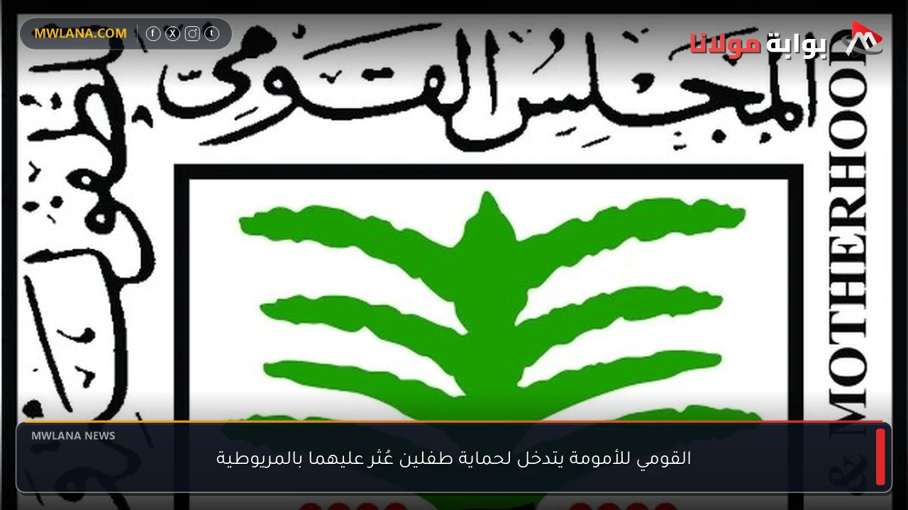 القومي للأمومة يتدخل لحماية طفلين عُثر عليهما بالمريوطية