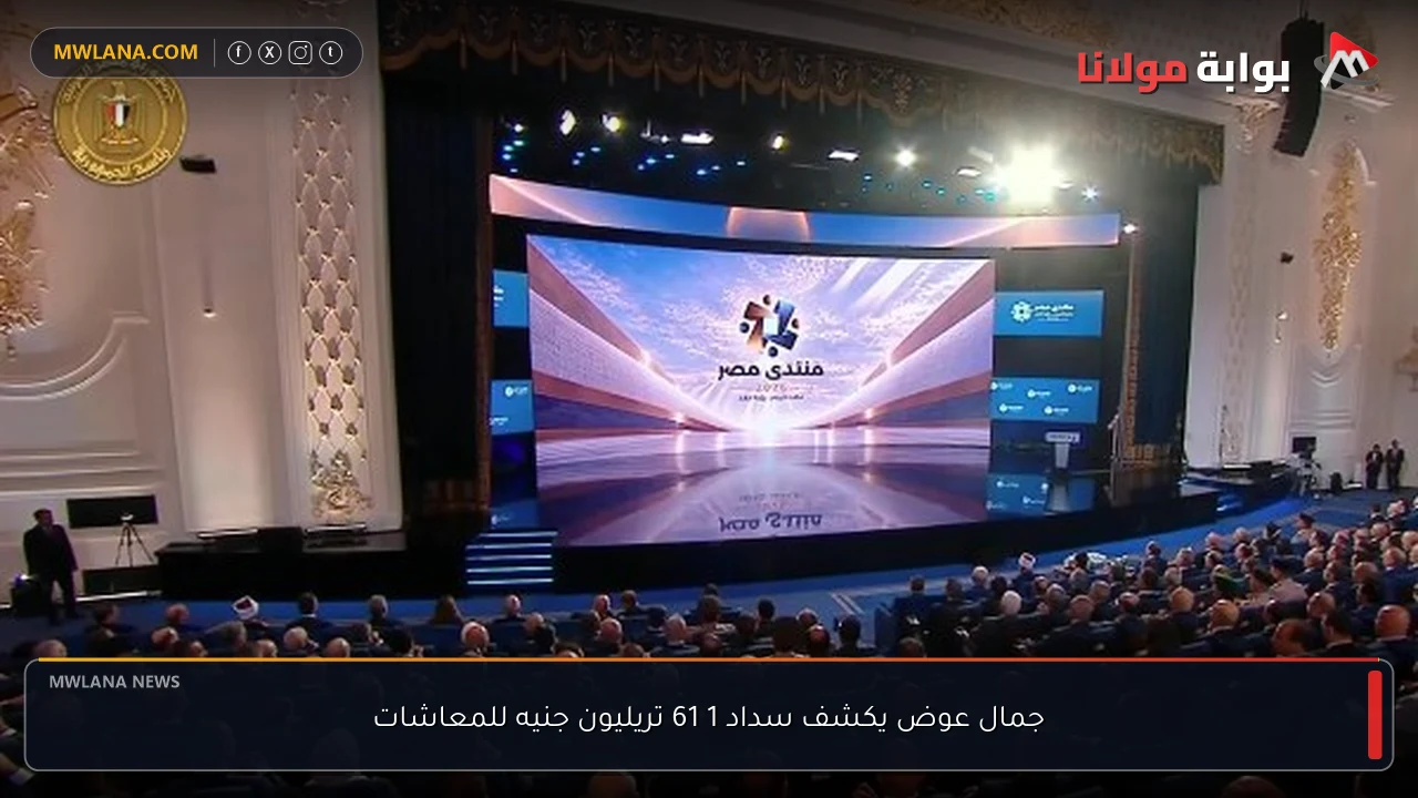 جمال عوض يكشف سداد 1 61 تريليون جنيه للمعاشات