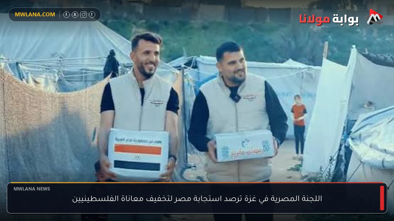 اللجنة المصرية في غزة ترصد استجابة مصر لتخفيف معاناة الفلسطينيين
