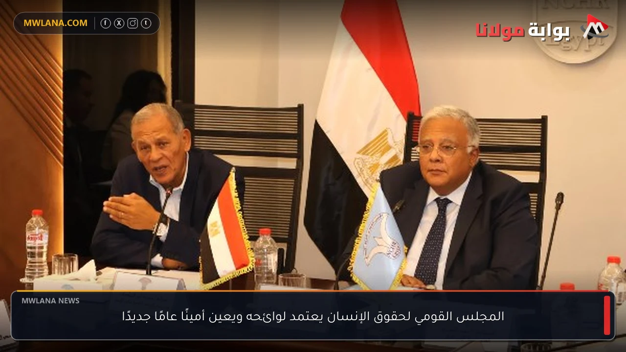 المجلس القومي لحقوق الإنسان يعتمد لوائحه ويعين أمينًا عامًا جديدًا