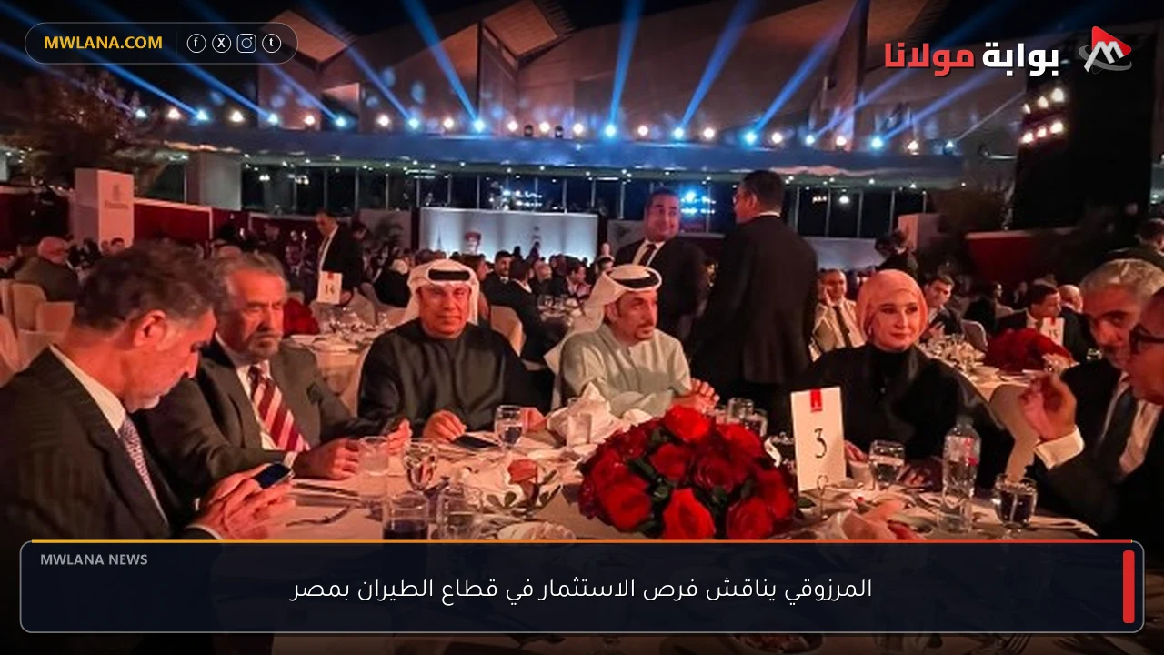 المرزوقي يناقش فرص الاستثمار في قطاع الطيران بمصر