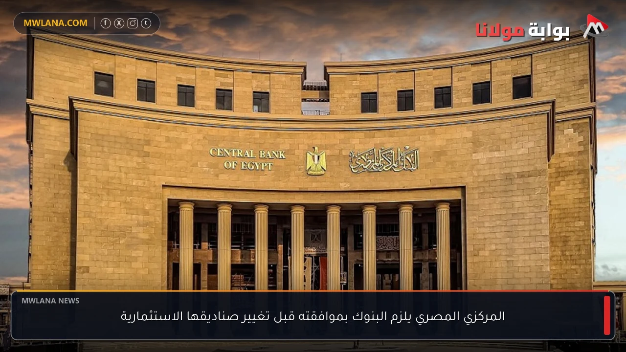 المركزي المصري يلزم البنوك بموافقته قبل تغيير صناديقها الاستثمارية