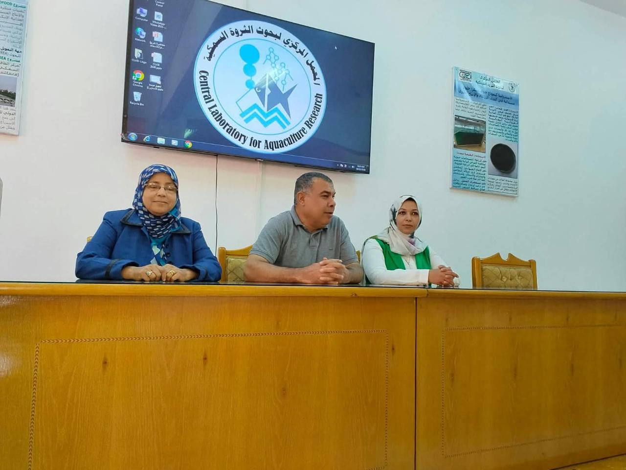 المركزي لبحوث الثروة السمكية يستقبل طلاب جامعة الزقازيق 
