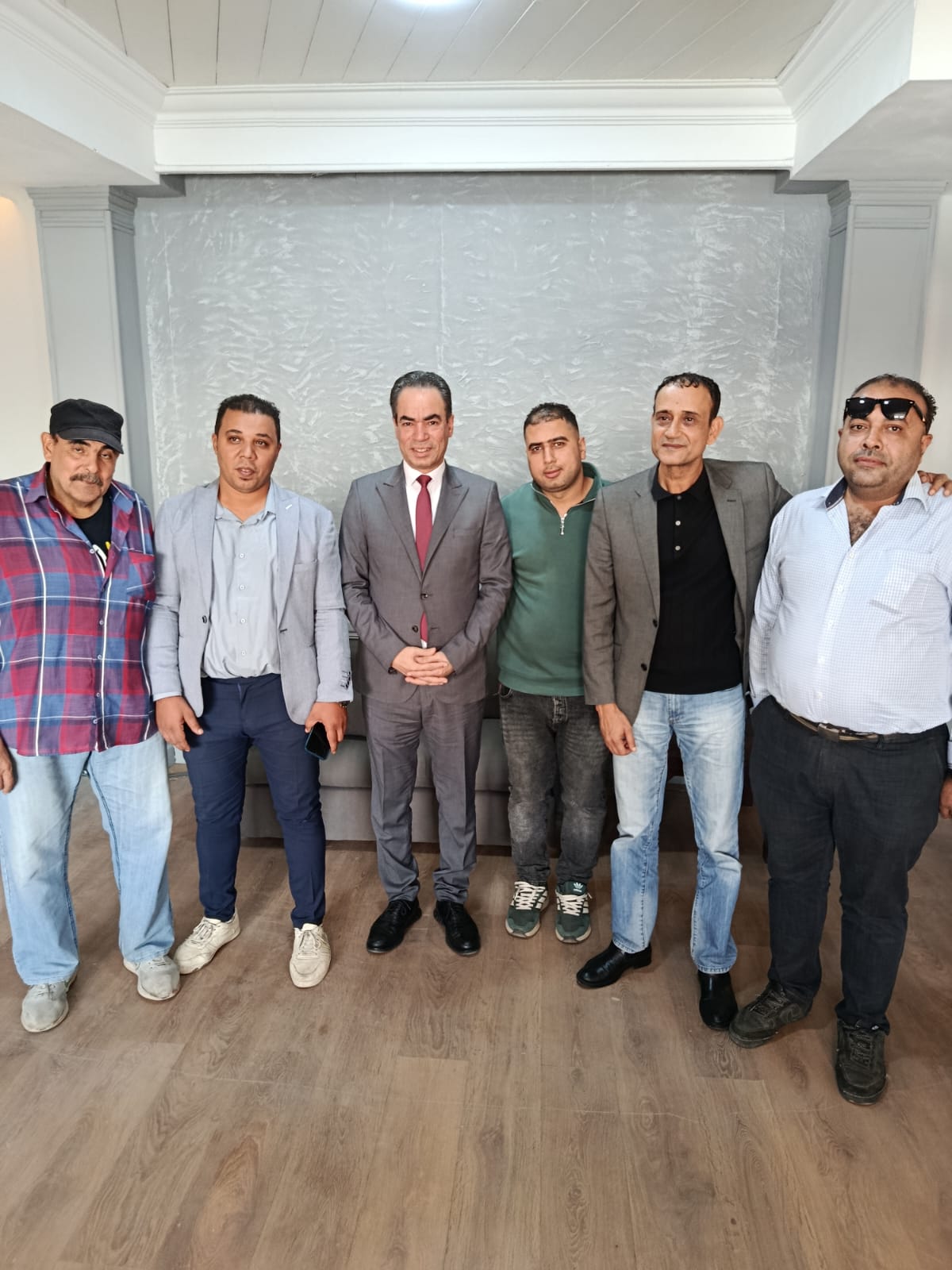 المسلماني يتفقد استديو  فاتن حمامة  بماسبيرو قبيل الافتتاح