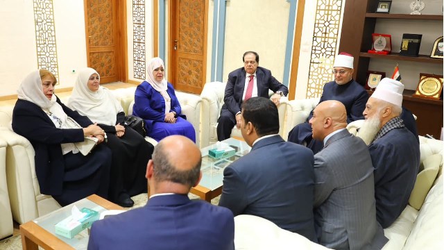 المفتي يستقبل محمد أبو العينين لمتابعة الاستعدادات النهائية لإطلاق المرجع الإفتائي الرقمي