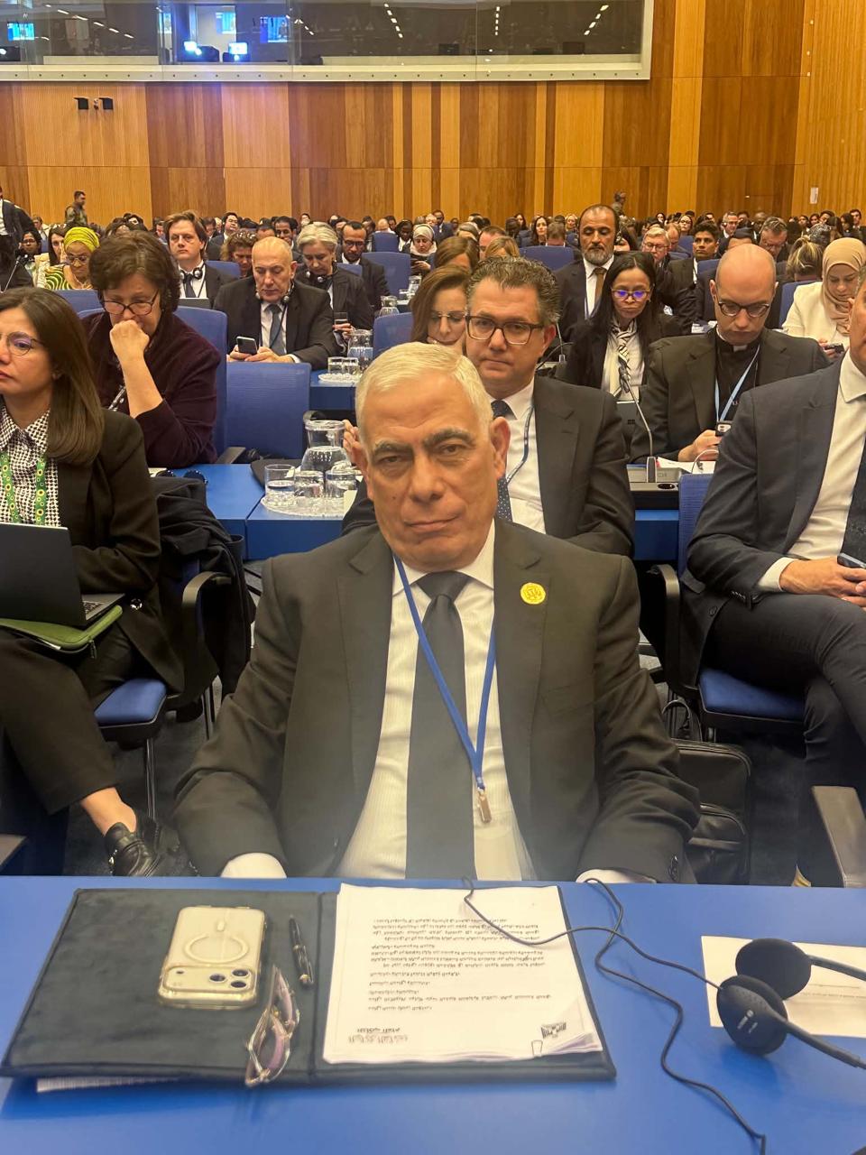 النائب العام في مؤتمر الأمم المتحدة لمكافحة الجريمة المنظمة عبر الوطنية