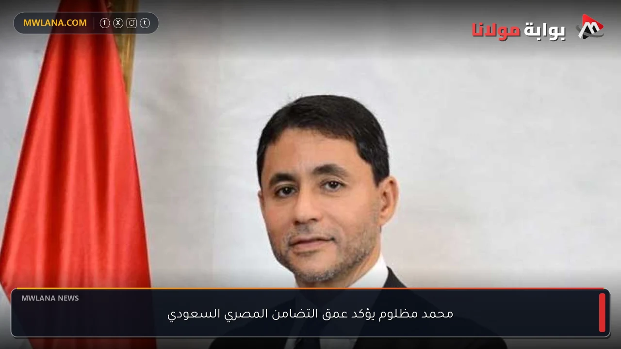 محمد مظلوم يؤكد عمق التضامن المصري السعودي