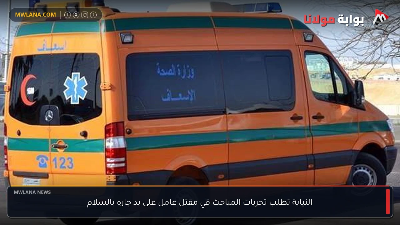 النيابة تطلب تحريات المباحث في مقتل عامل على يد جاره بالسلام