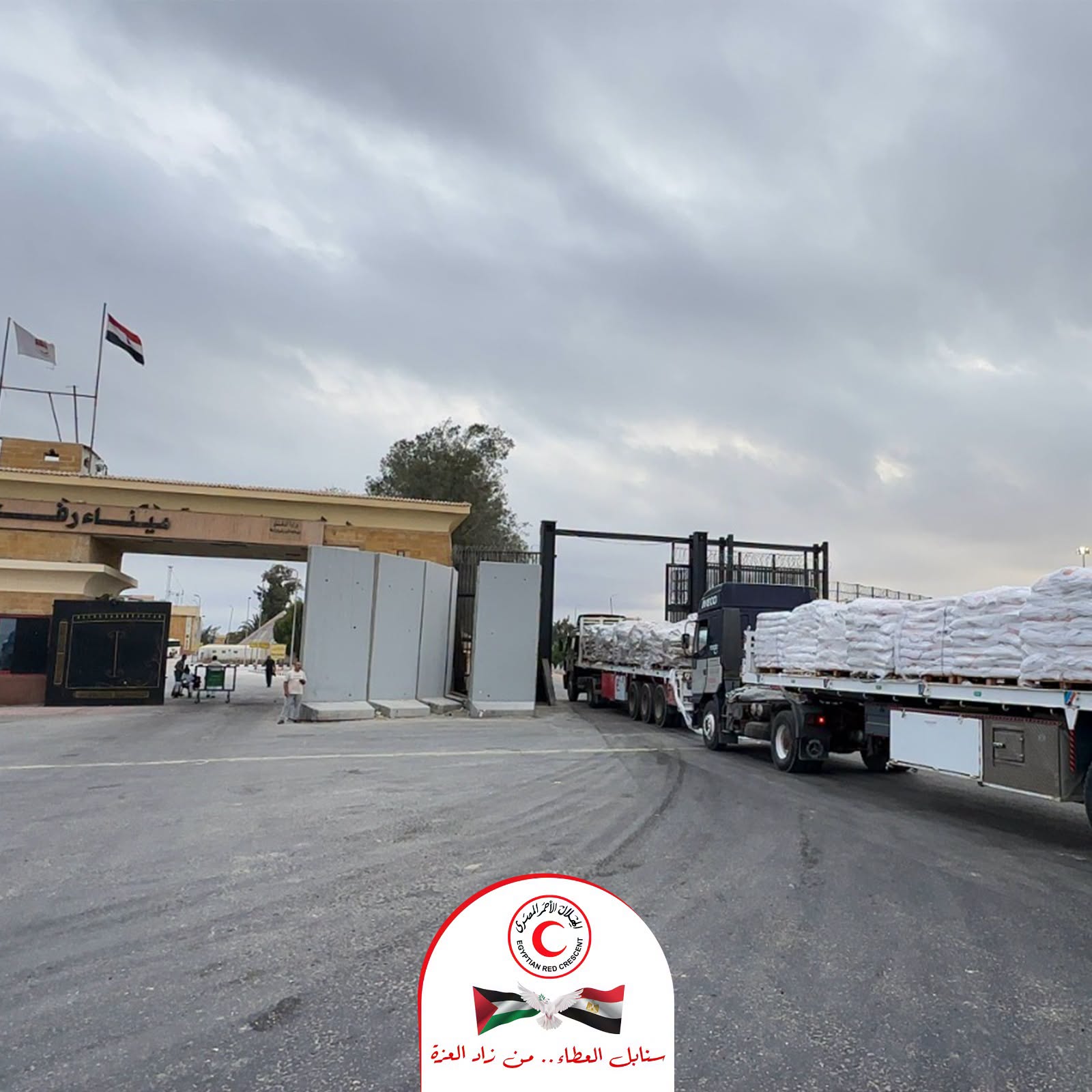   الهلال الأحمر المصري يطلق حملة  سنابل العطاء لغزة لعودة تشغيل المخابز