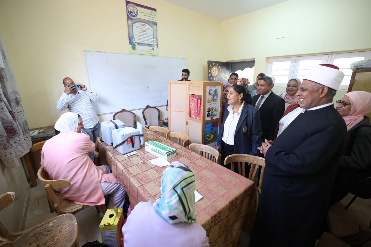 انطلاق الحملة القومية للتطعيم ضد الحصبة والحصبة الألمانية بالمعاهد الأزهرية