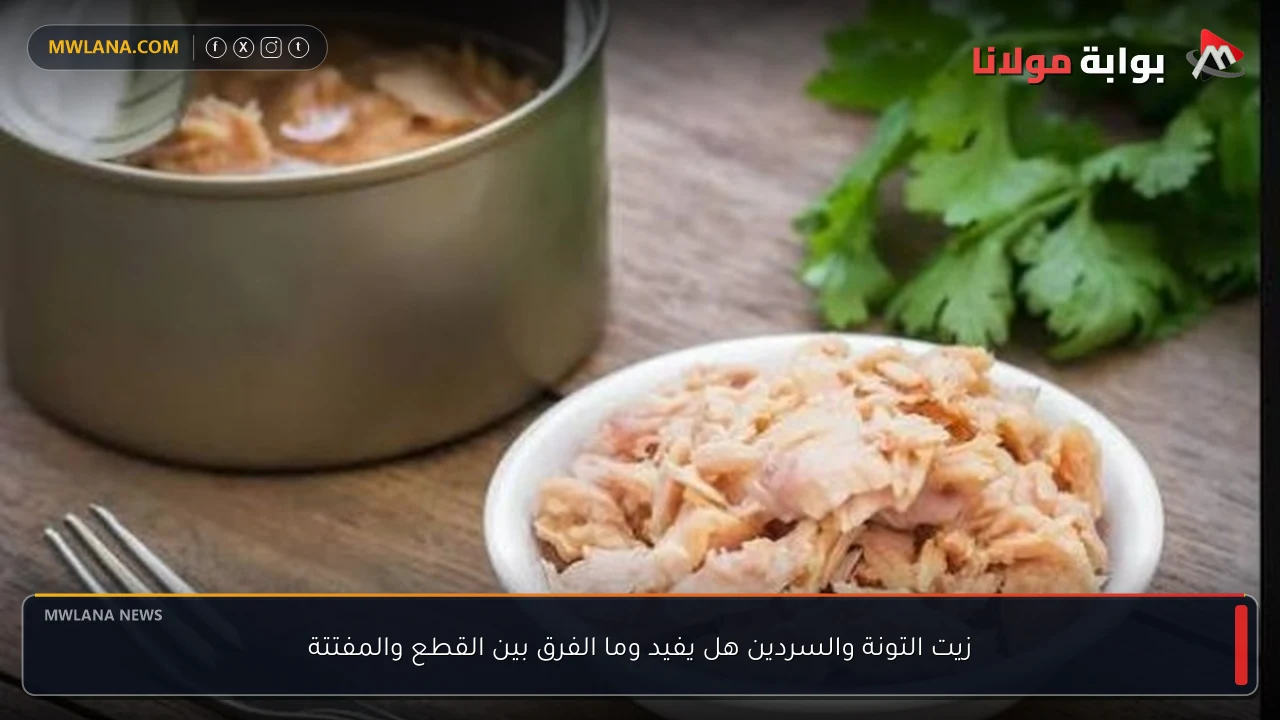 زيت التونة والسردين هل يفيد وما الفرق بين القطع والمفتتة