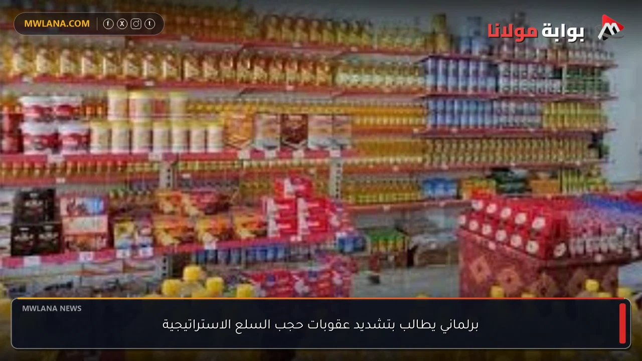 برلماني يطالب بتشديد عقوبات حجب السلع الاستراتيجية