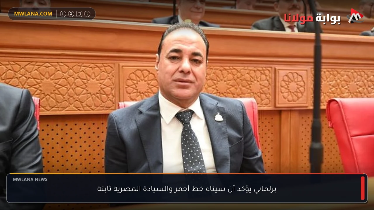 برلماني يؤكد أن سيناء خط أحمر والسيادة المصرية ثابتة