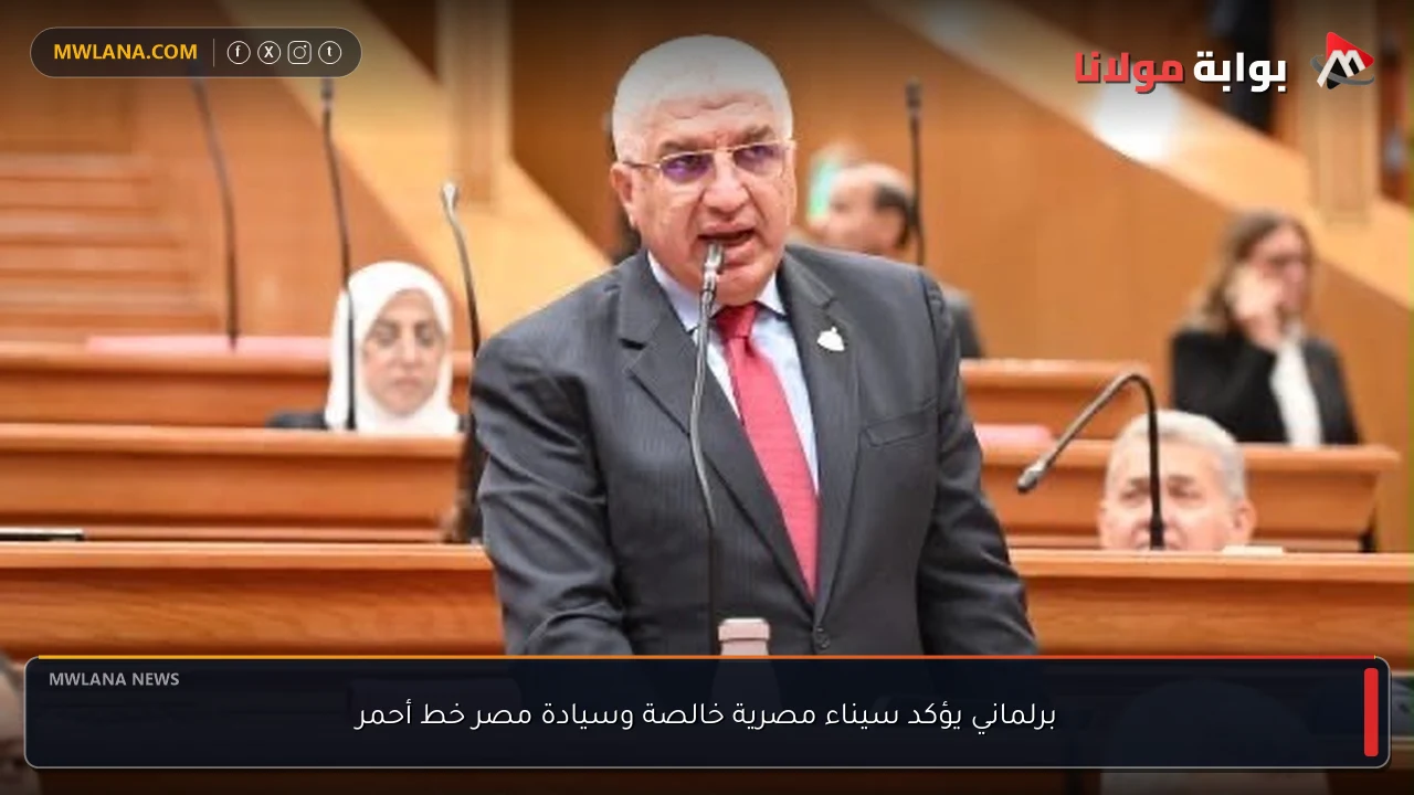 برلماني يؤكد سيناء مصرية خالصة وسيادة مصر خط أحمر
