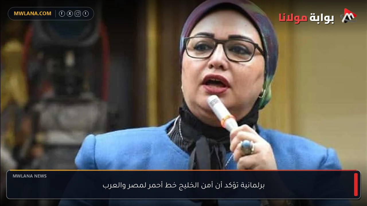 برلمانية تؤكد أن أمن الخليج خط أحمر لمصر والعرب