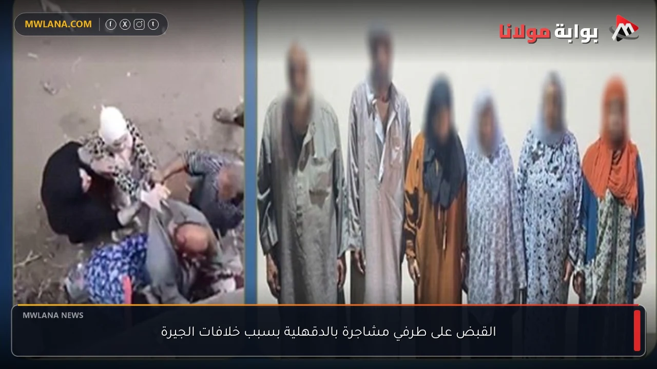 القبض على طرفي مشاجرة بالدقهلية بسبب خلافات الجيرة
