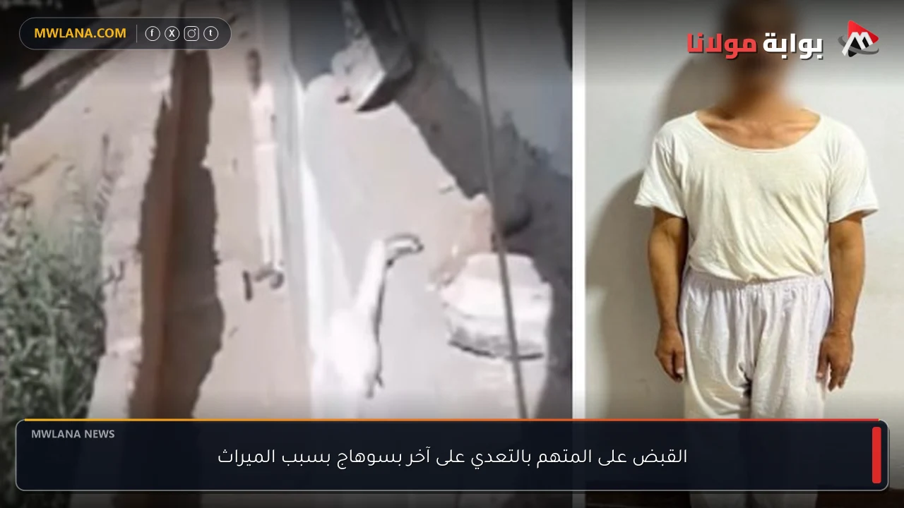 القبض على المتهم بالتعدي على آخر بسوهاج بسبب الميراث