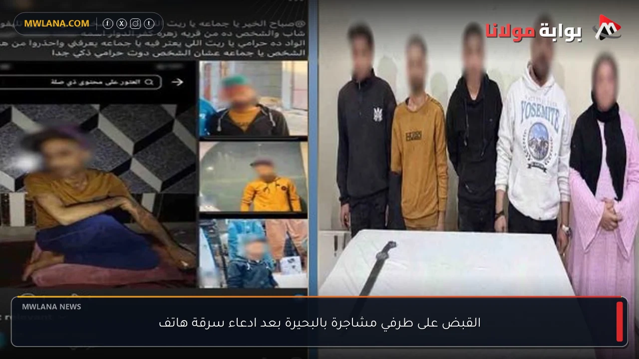 القبض على طرفي مشاجرة بالبحيرة بعد ادعاء سرقة هاتف
