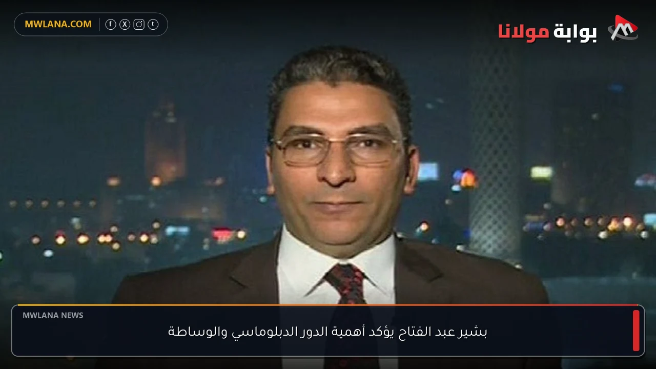 بشير عبد الفتاح يؤكد أهمية الدور الدبلوماسي والوساطة