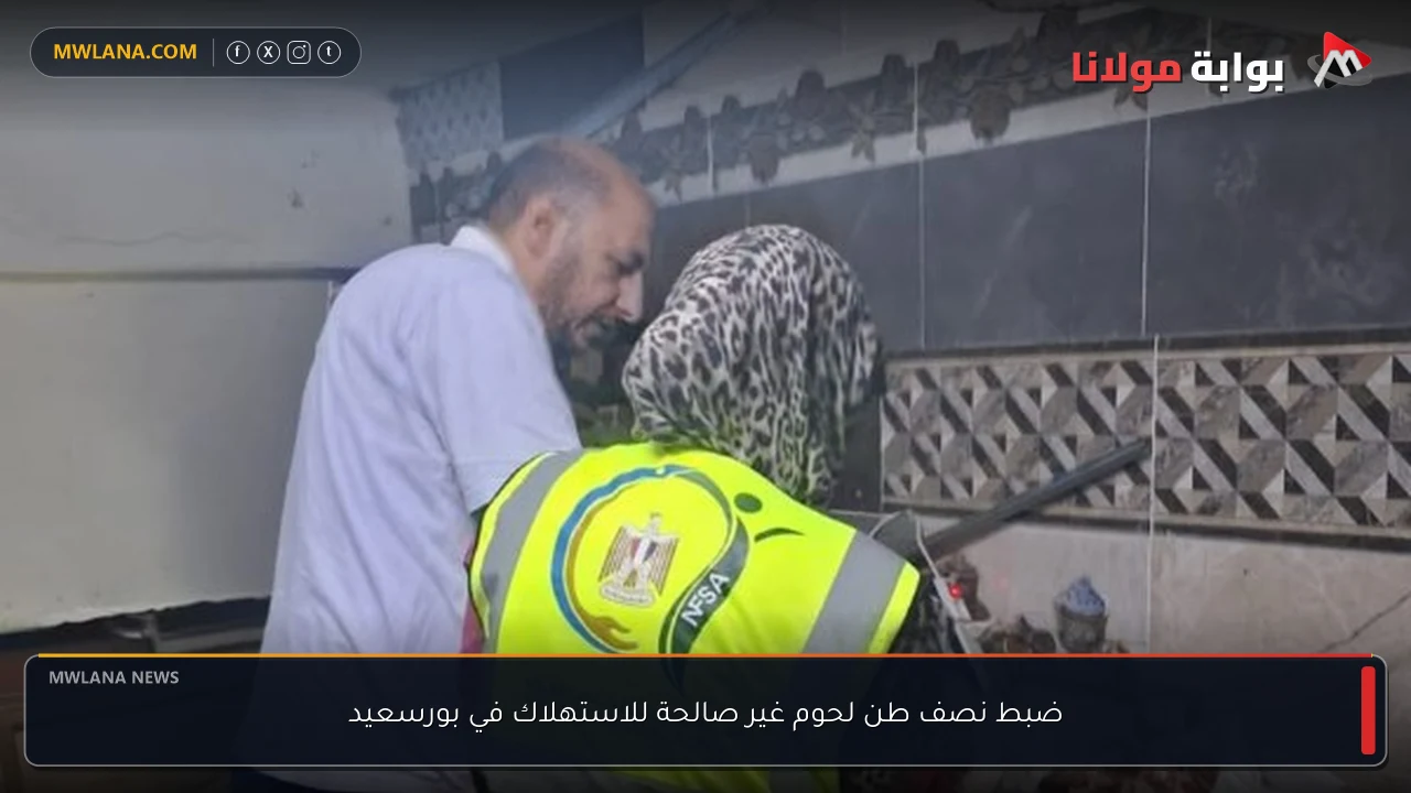 ضبط نصف طن لحوم غير صالحة للاستهلاك في بورسعيد