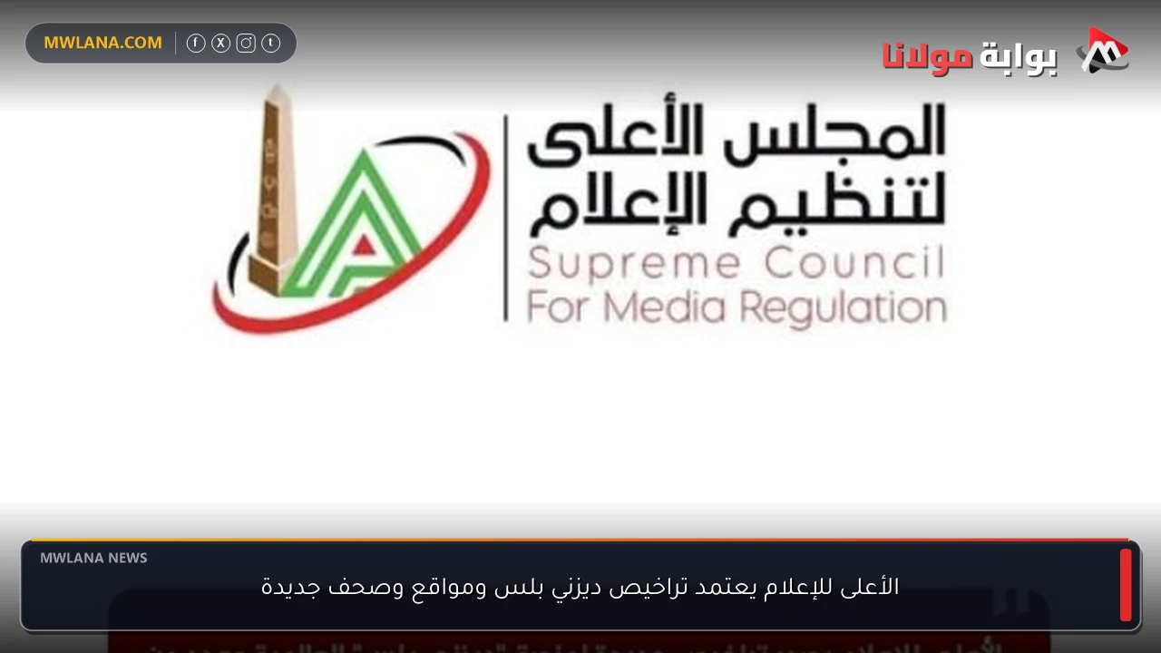 الأعلى للإعلام يعتمد تراخيص ديزني بلس ومواقع وصحف جديدة