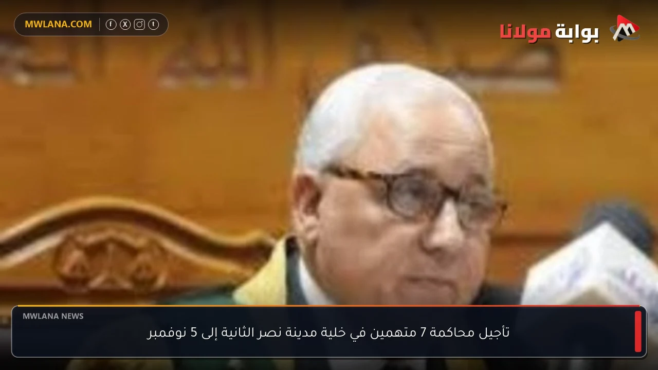 تأجيل محاكمة 7 متهمين في خلية مدينة نصر الثانية إلى 5 نوفمبر
