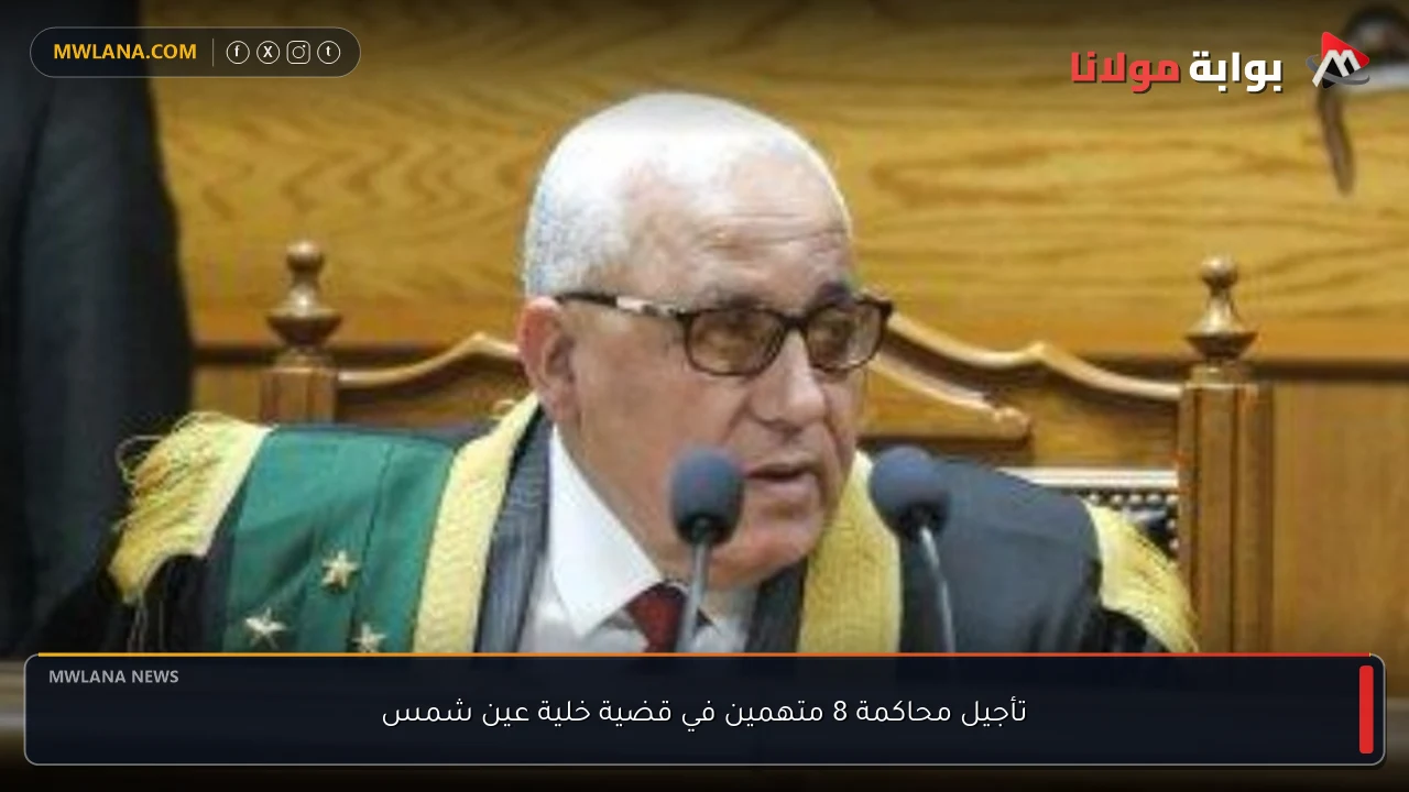 تأجيل محاكمة 8 متهمين في قضية خلية عين شمس