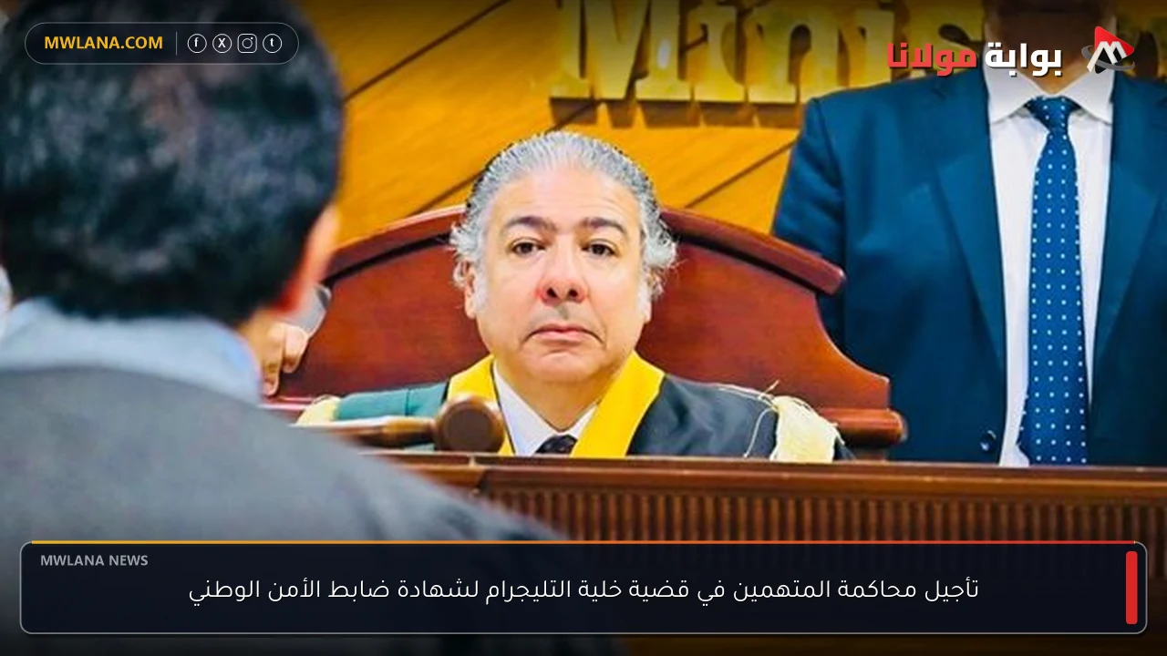 تأجيل محاكمة المتهمين في قضية خلية التليجرام لشهادة ضابط الأمن الوطني