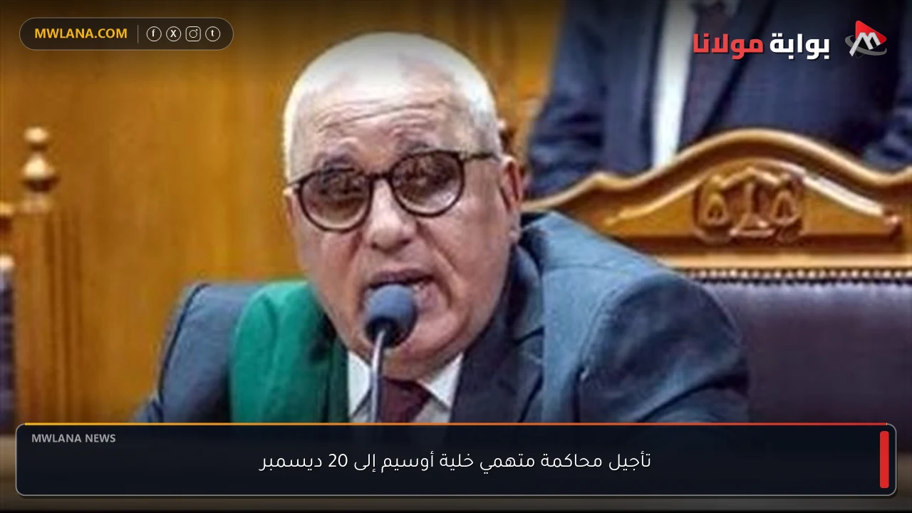 تأجيل محاكمة متهمي خلية أوسيم إلى 20 ديسمبر