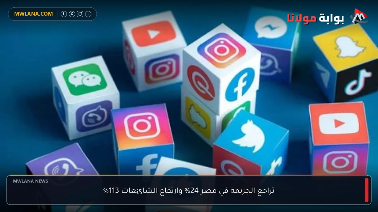تراجع الجريمة في مصر 24% وارتفاع الشائعات 113%