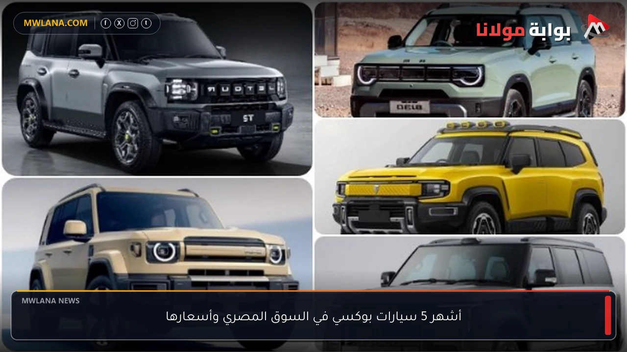 أشهر 5 سيارات بوكسي في السوق المصري وأسعارها