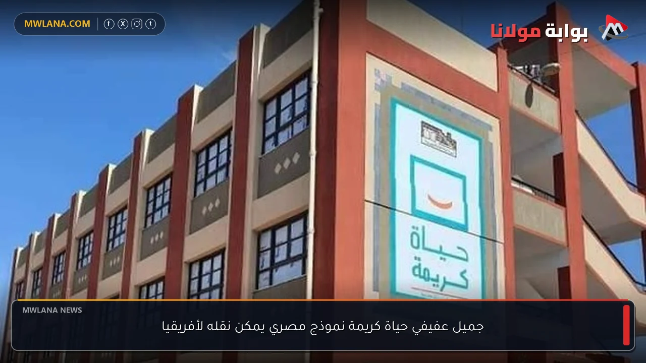 جميل عفيفي حياة كريمة نموذج مصري يمكن نقله لأفريقيا
