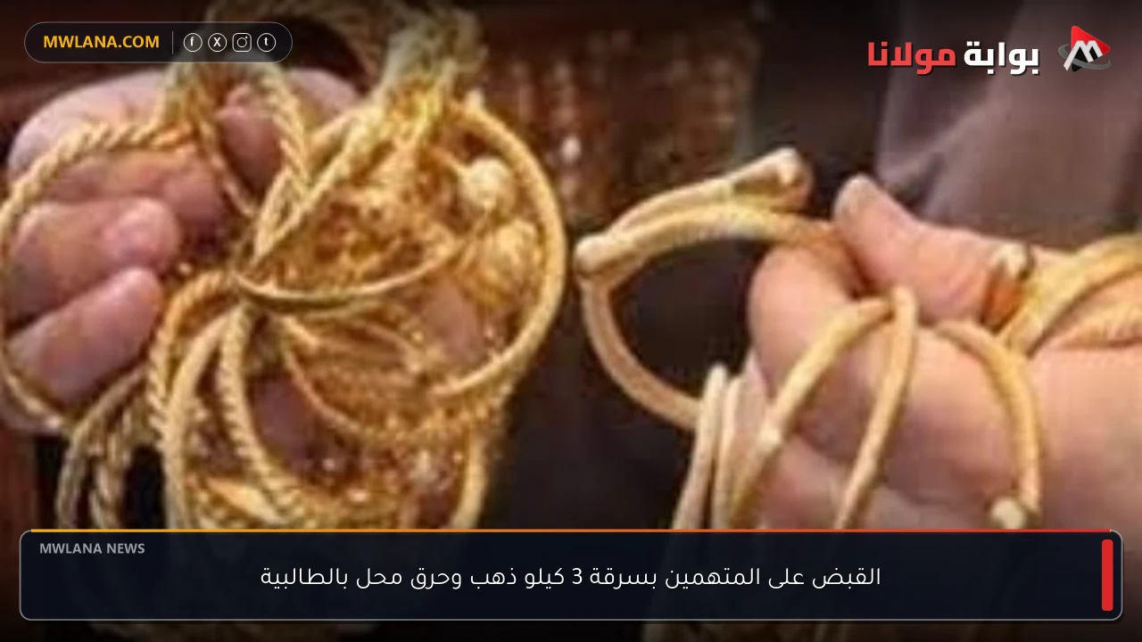 القبض على المتهمين بسرقة 3 كيلو ذهب وحرق محل بالطالبية