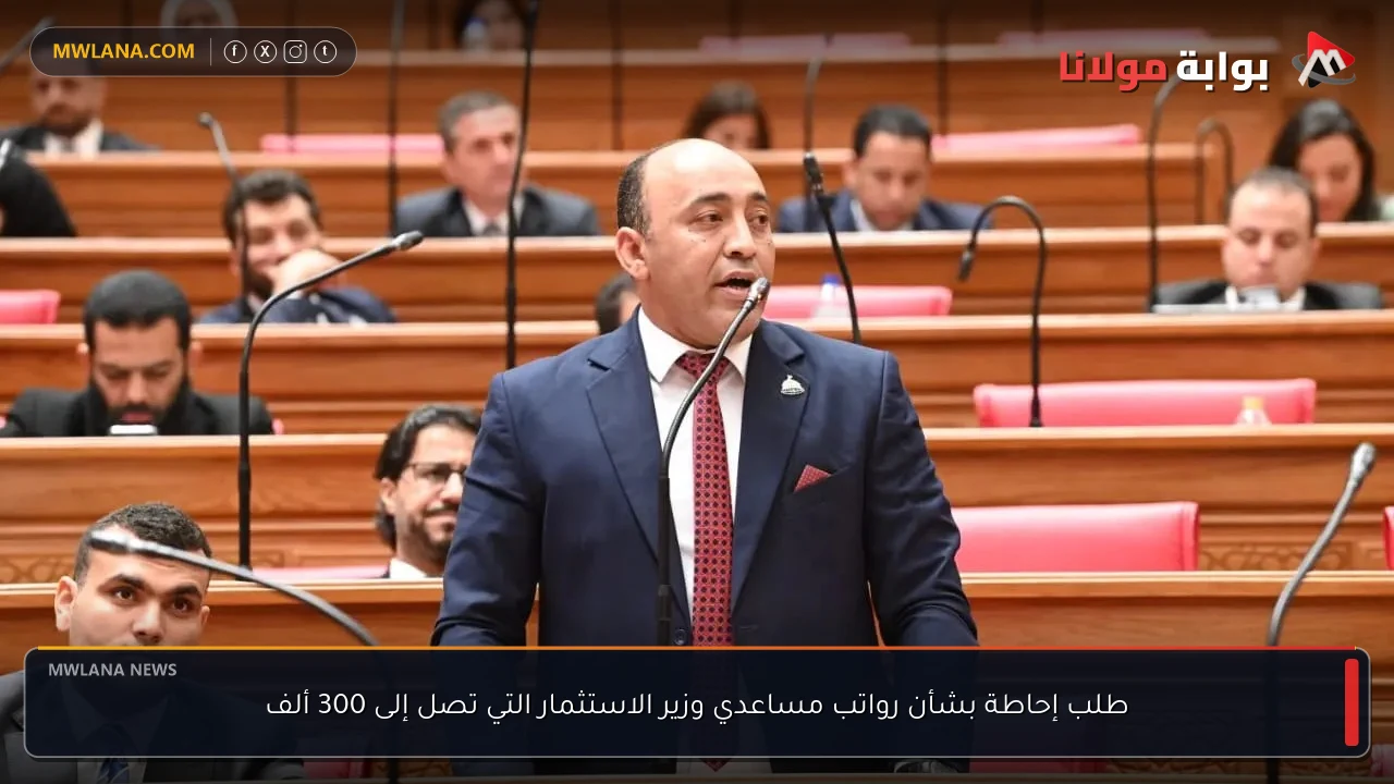 طلب إحاطة بشأن رواتب مساعدي وزير الاستثمار التي تصل إلى 300 ألف