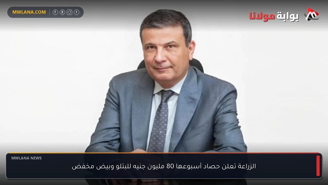 الزراعة تعلن حصاد أسبوعها 80 مليون جنيه للبتلو وبيض مخفض