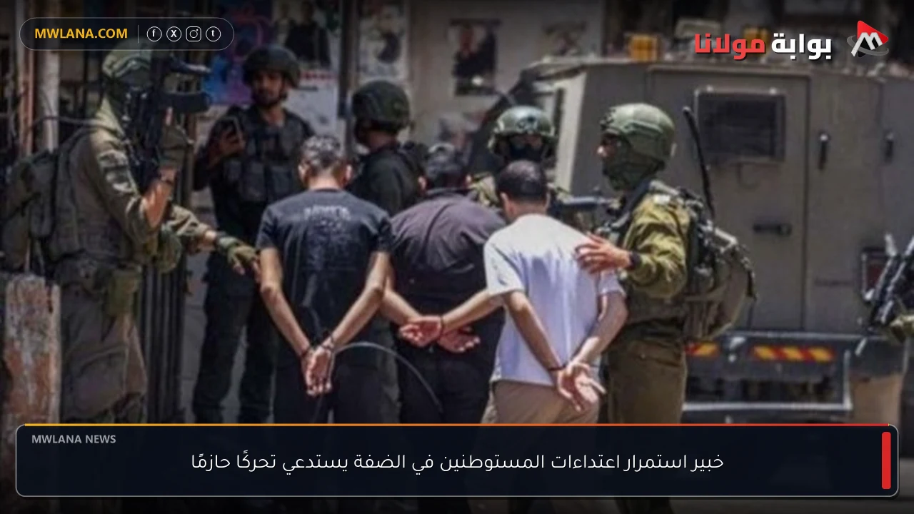 خبير استمرار اعتداءات المستوطنين في الضفة يستدعي تحركًا حازمًا